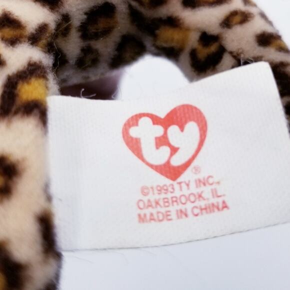 TY Beanie Baby Freckles The Leopard, 1993, TEENIE BEANIE BABIES - Picture 6 of 7